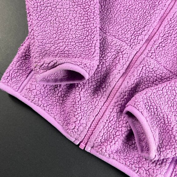 The North Face Sweatshirt Kids Girls 4 Pink Faded Campshire Bear Full Zip Hoodie - Picture 4 of 15